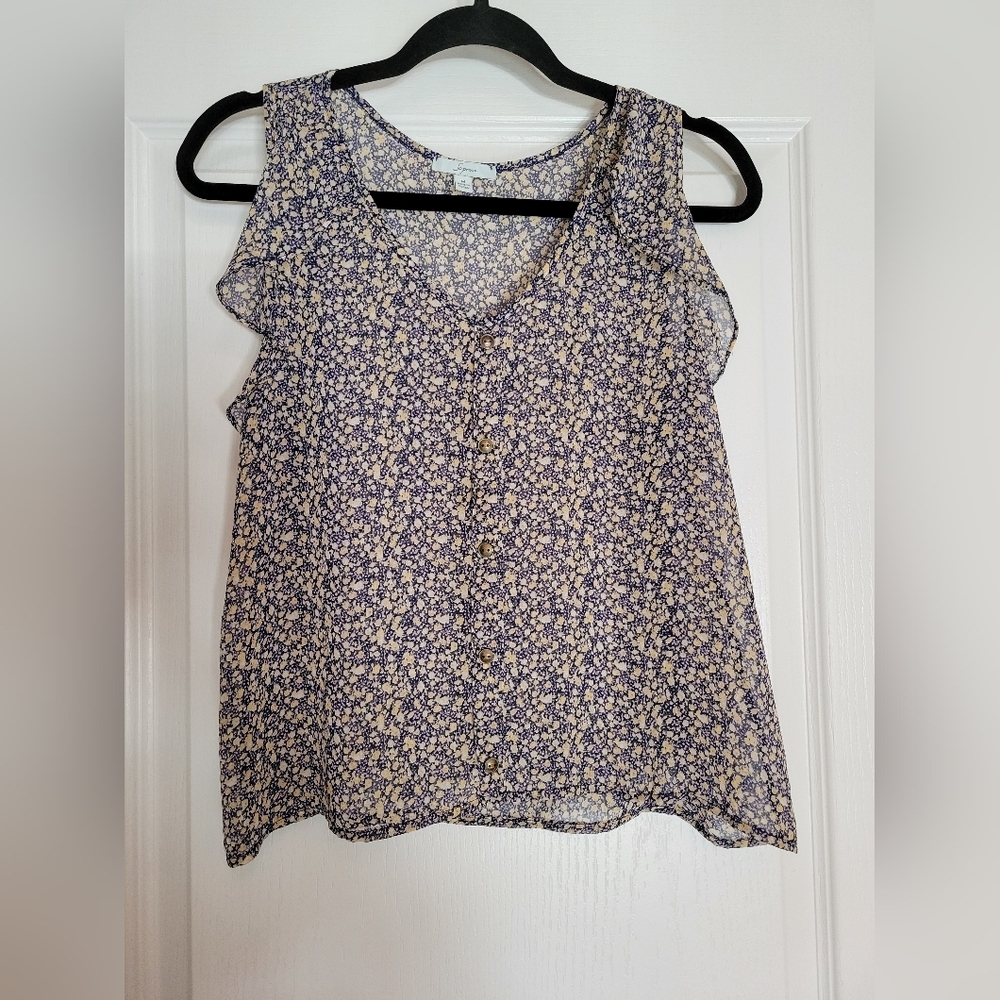 Soprano | Sheer floral tank top Blouse